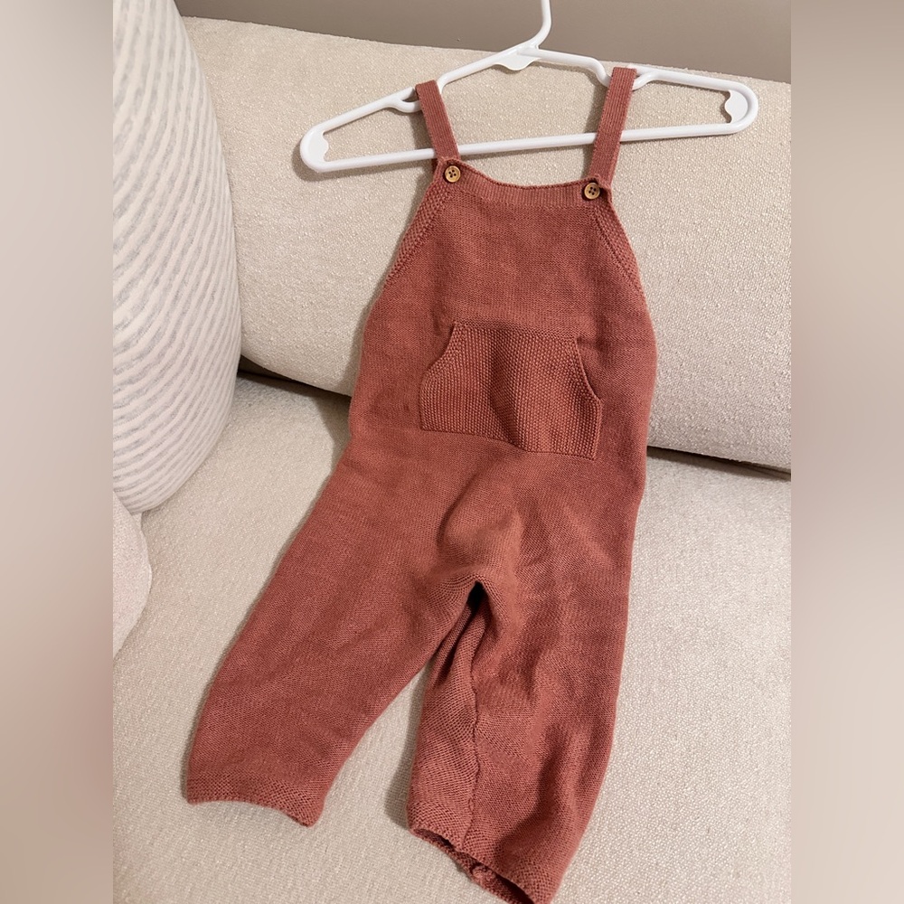 Zara Kids Knit Overalls